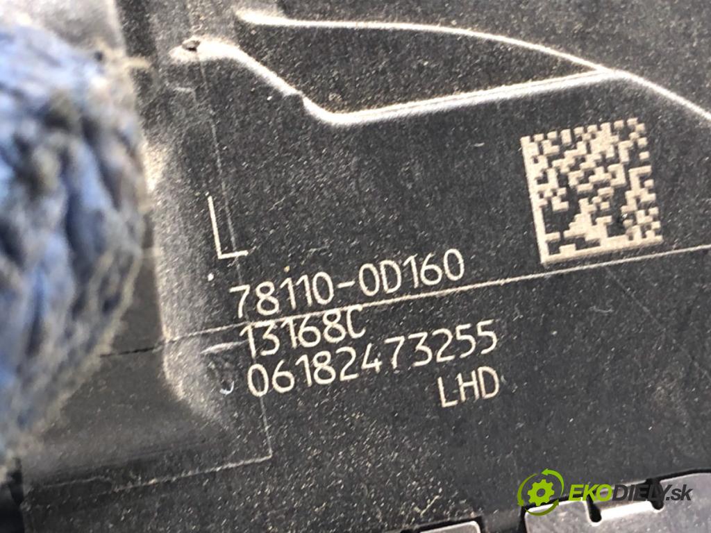 TOYOTA YARIS III liftback 2013 51 kW 1.0 (KSP130_) 998 Potenciometer plynu 78110-0D160 (Potenciometer plynového pedálu)