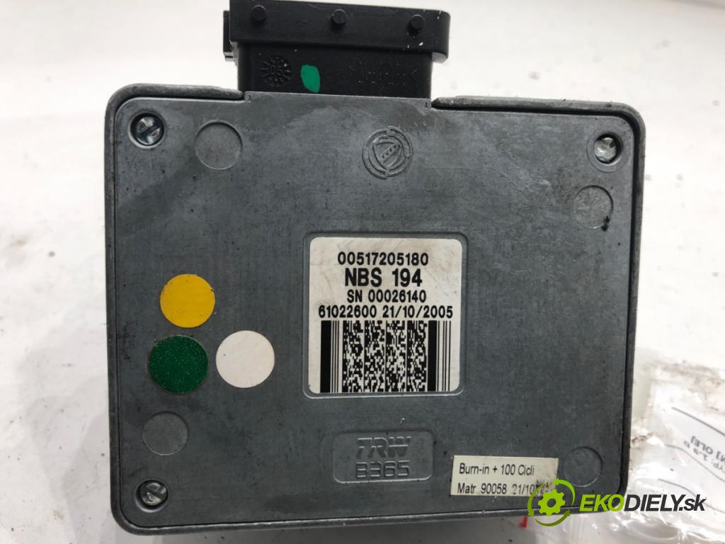 FIAT CROMA Kombi 2006 110 kW 1.9 D Multijet (194AXC1B, 194AXC12) 1910 blokáda volantu  (Ostatné)