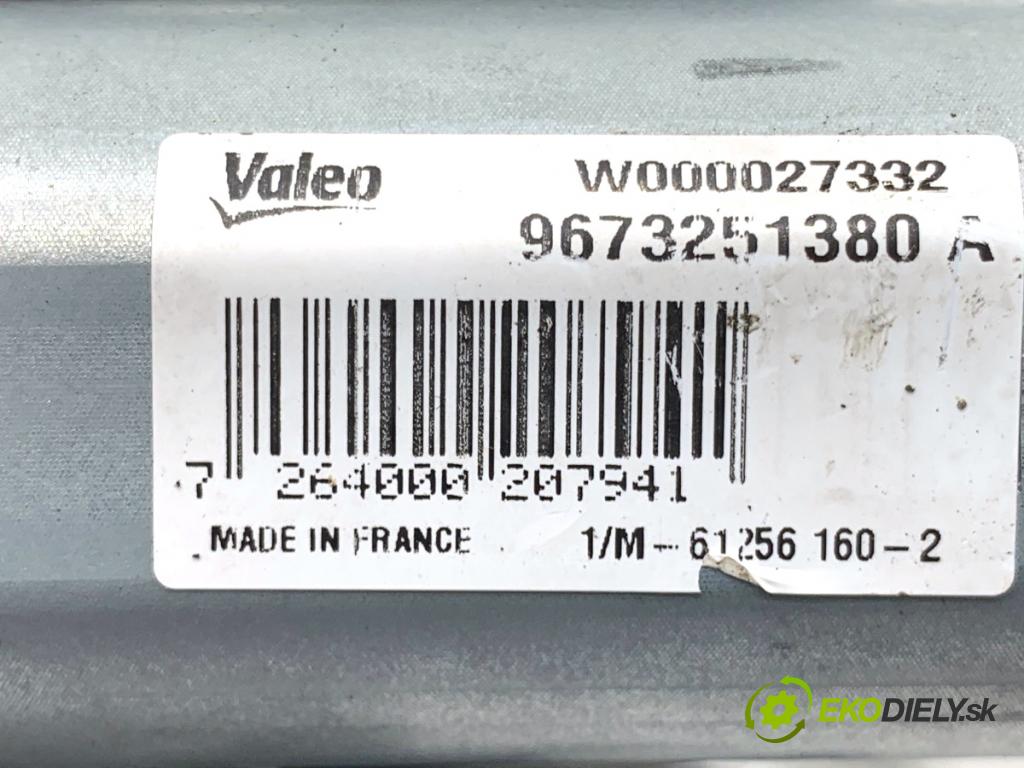 PEUGEOT 208 I liftback 2012 68 kW 1.6 HDi 1560 motor stěračů zadní část 9673251380