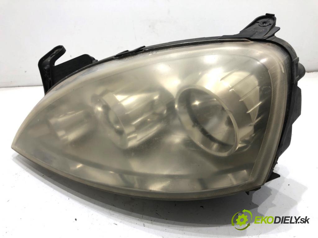 OPEL CORSA C liftback 2004 92 kW 1.8 (F08, F68) 1796 Svetlomet ľavy predný 13100535