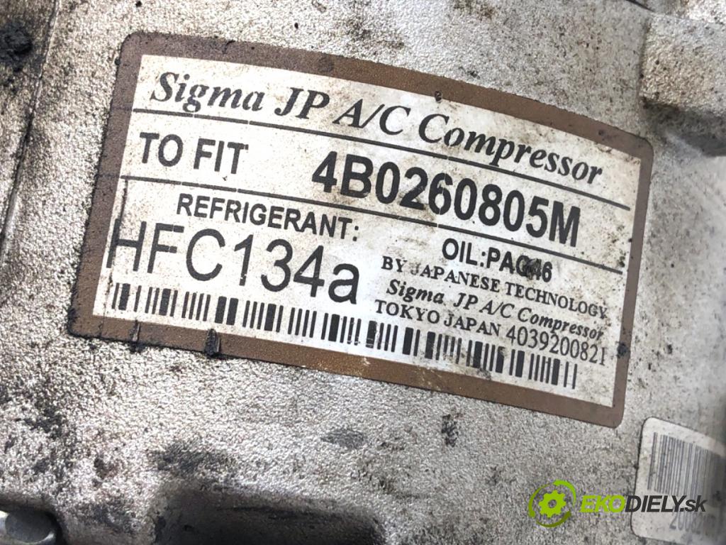 AUDI A6 C5 Kombi 2001 96 kW 1.9 TDI 1896 Kompresor klimatizácie 4B0260805M HFC134A (Kompresor klimatizácie)