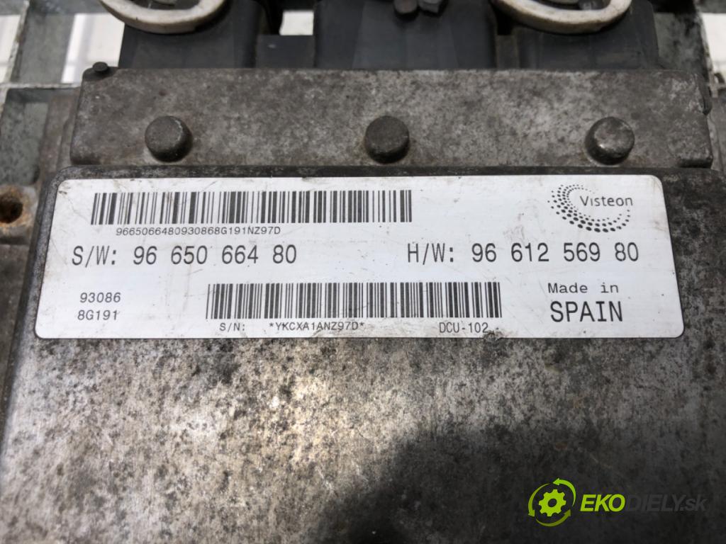 PEUGEOT BOXER I Autobus 2008 88 kW 2.2 HDi 120 2198 riadiaca jednotka Motor 9665066480 (Riadiaca jednotka)