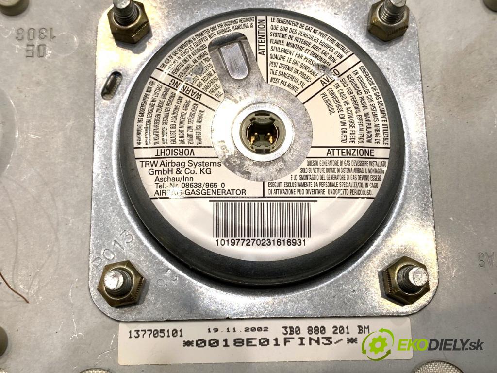 VW PASSAT B5 FL Kombi 2002 74 kW 1.9 TDI 1896 AirBag volantu 3B0880201BM (Airbag)