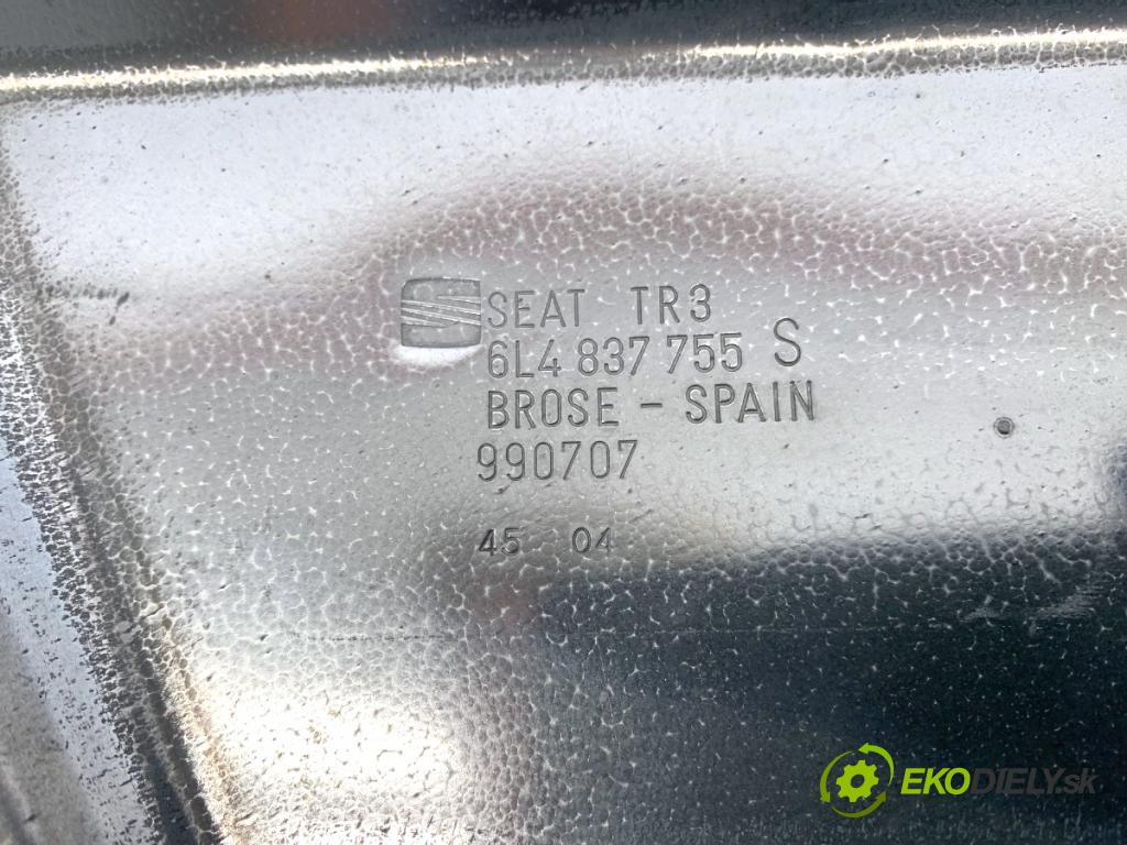 SEAT IBIZA III liftback 2005 47 kW 1.2 1198 mechanismus okna levý přední část 6L4837755S
