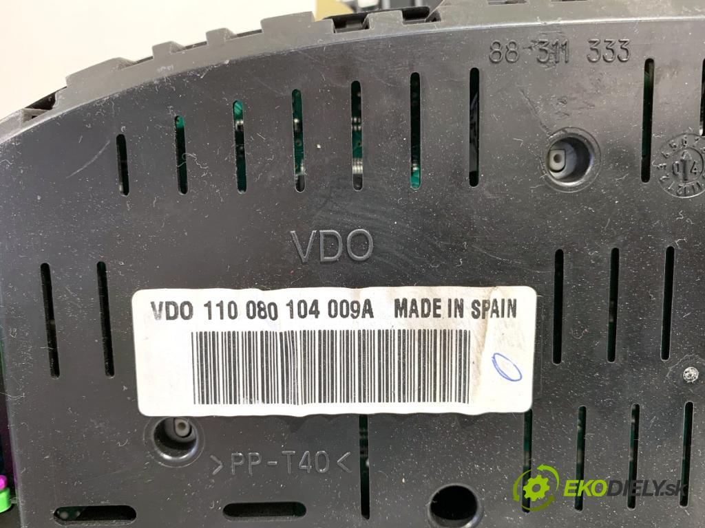 SEAT IBIZA III liftback 2005 47 kW 1.2 1198 Prístrojovka 110080104009A (Prístrojová doska)