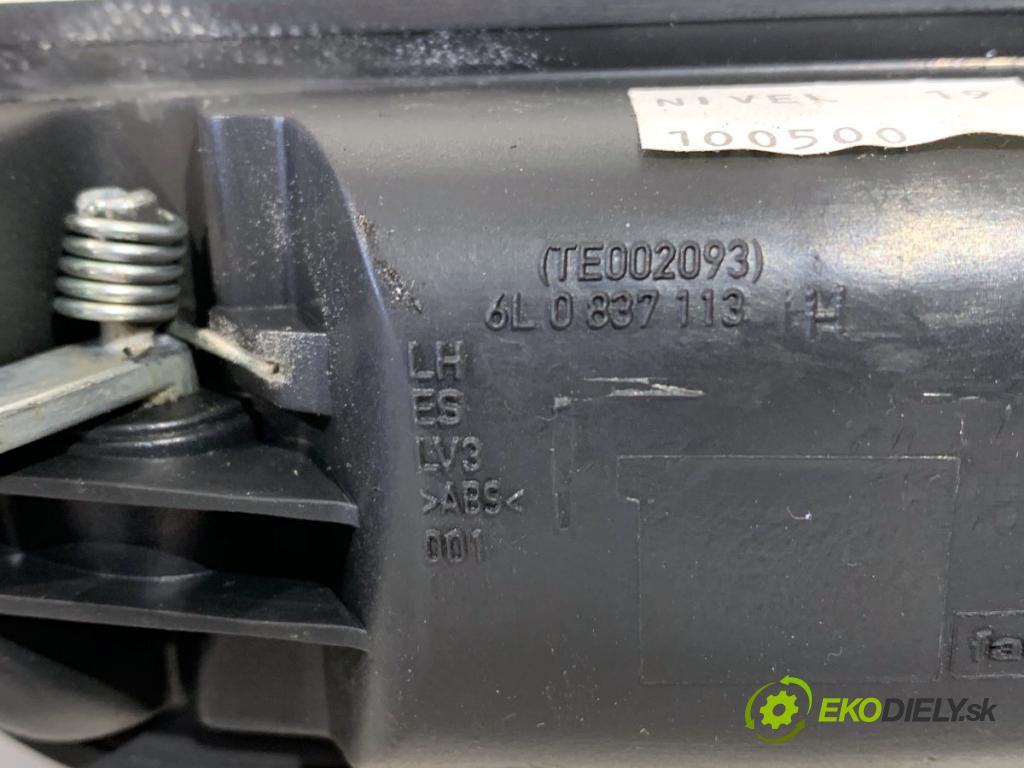 SEAT IBIZA III liftback 2005 47 kW 1.2 1198 Kľučka vnútorná ľavy predný 6L0837113