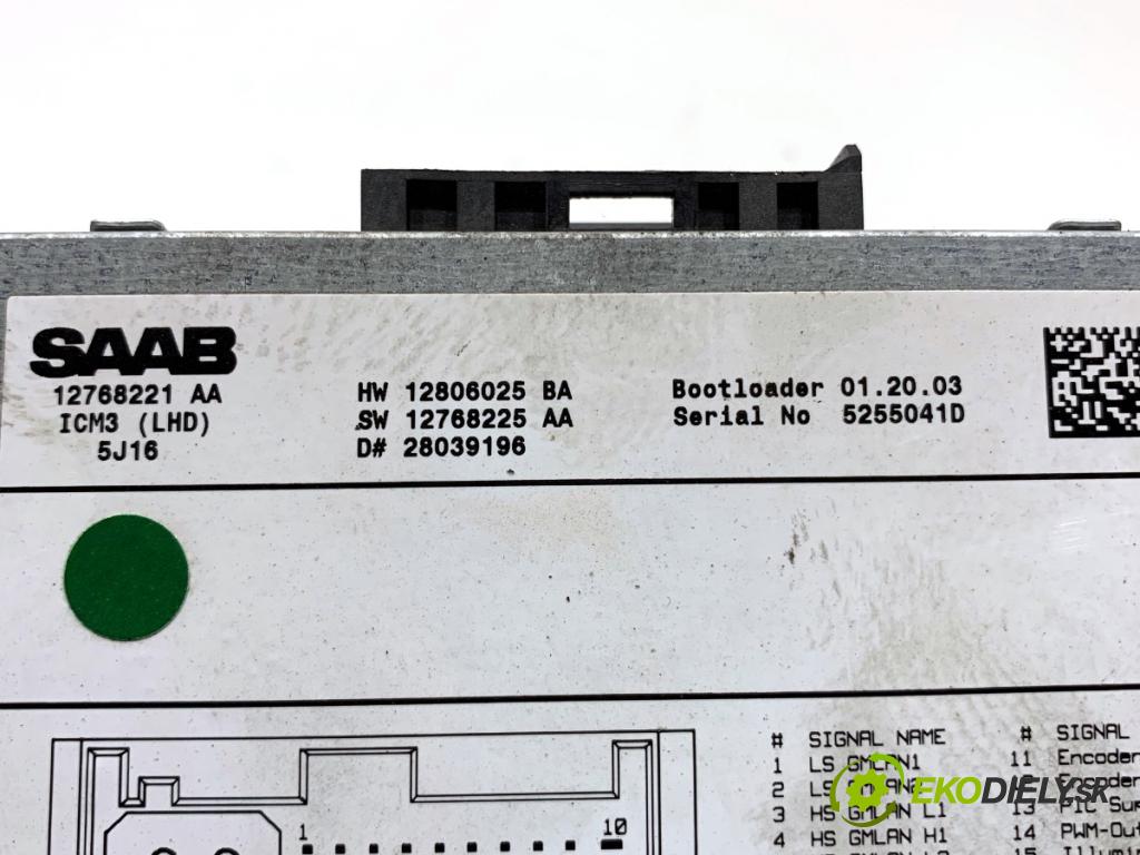 SAAB 9-3 sedan 2003 110 kW 1,8t 1998 RADIO 12768221 (Audio zariadenie)