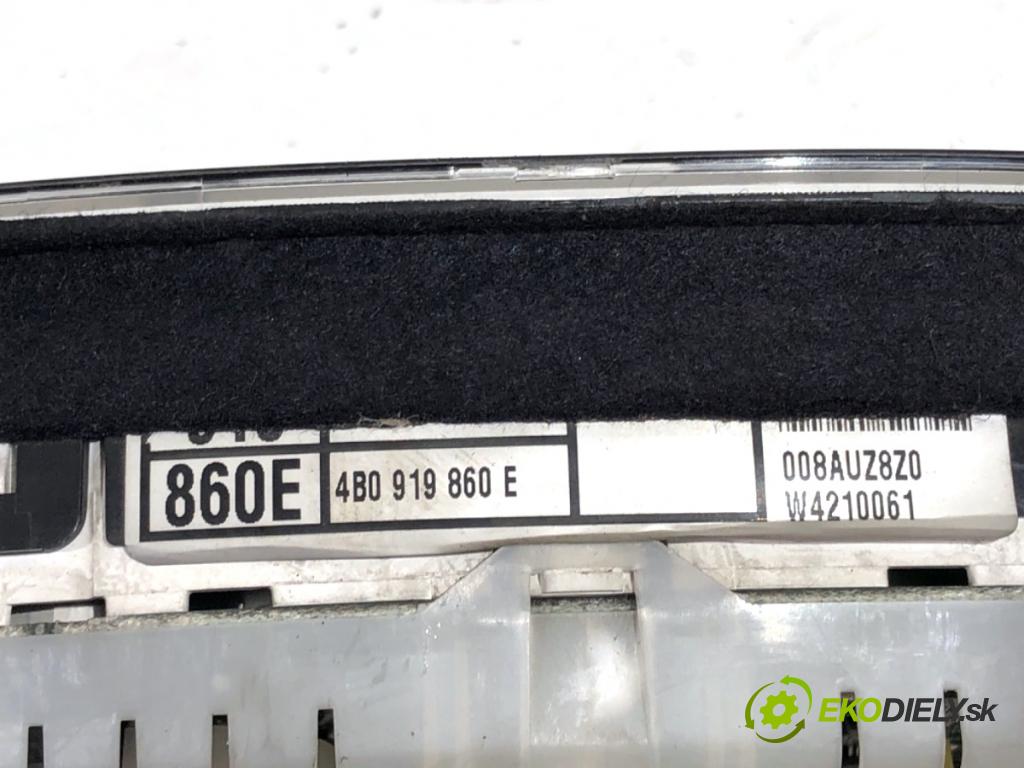 AUDI A6 C5 Kombi 1998 110 kW 2.5 TDI 2496 Prístrojovka 4B0919860E (Prístrojová doska)