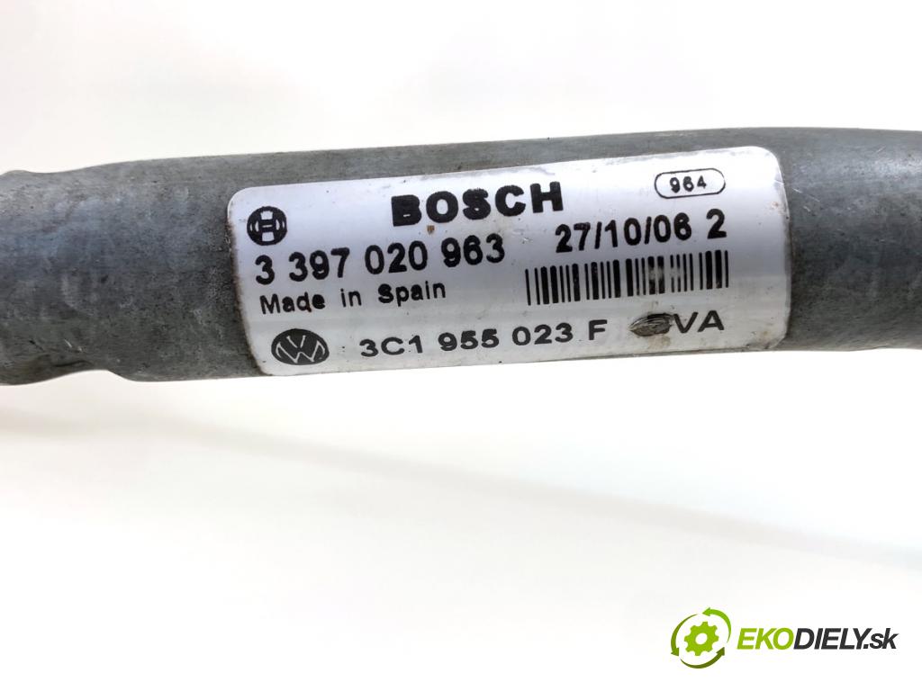VW PASSAT B6 Kombi 2006 103 kW 2.0 TDI 1968 Mechanizmus stieračov predný 3C1955023F (Motorček stieračov predný)