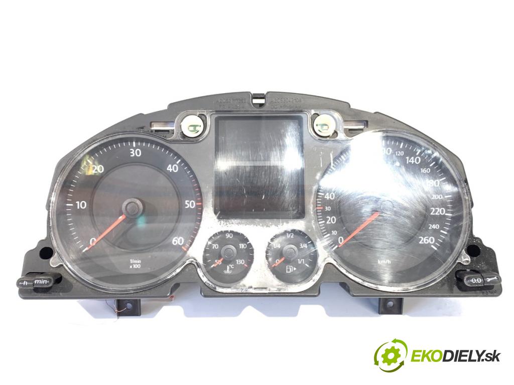 VW PASSAT B6 Kombi 2006 103 kW 2.0 TDI 1968 Prístrojovka A2C53194181 (Prístrojová doska)