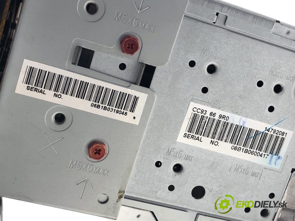 MAZDA 5 II nadwozie wielkoprzestrzenne (MPV) 2007 81 kW 2.0 CD (CR19) 1998 RADIO 14792086 (Audio zariadenie)