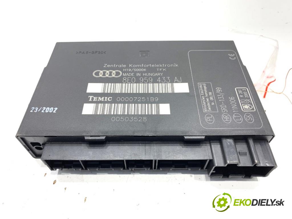 AUDI A4 B6 sedan 2001 74 kW 1.9 TDI 1896 Modul komfortu 8E0959433AJ (Modul komfortu)