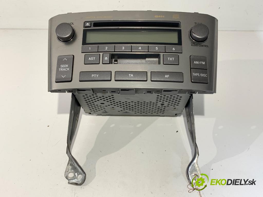 TOYOTA AVENSIS T25 Kombi 2004 95 kW 1.8 (ZZT251_) 1794 RADIO 86120-05080 (Audio zařízení)