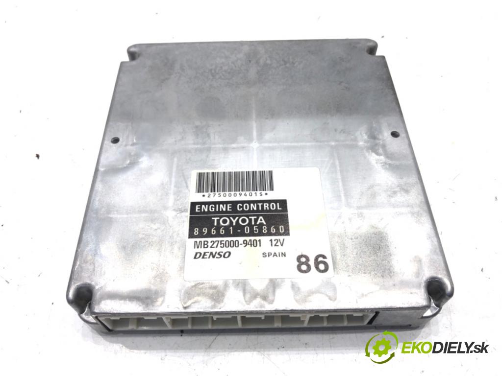 TOYOTA AVENSIS T25 Kombi 2004 95 kW 1.8 (ZZT251_) 1794 riadiaca jednotka Motor 89661-05860 (Riadiaca jednotka)