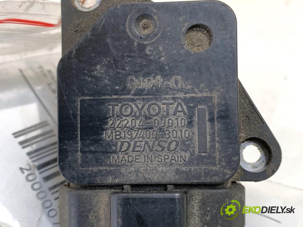 TOYOTA AVENSIS T25 Kombi 2004 95 kW 1.8 (ZZT251_) 1794 Váha vzduchu 22204-0J010 (Váha vzduchu)