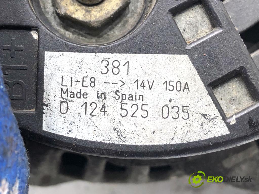 PEUGEOT 307 SW Kombi 2003 79 kW 2.0 HDI 110 1997 Alternátor 9646321880 (Alternátor)