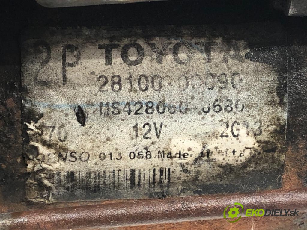 TOYOTA AVENSIS T25 liftback 2006 95 kW 1.8 (ZZT251_) 1794 Štartér 28100-0D090 (Štartér)