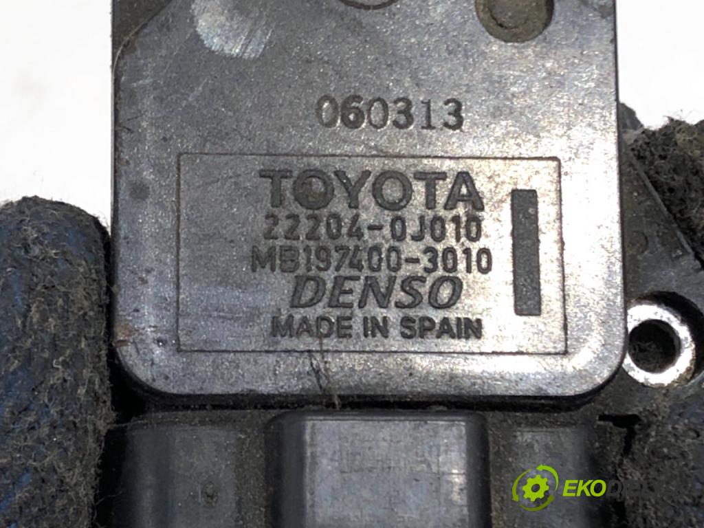 TOYOTA AVENSIS T25 liftback 2006 95 kW 1.8 (ZZT251_) 1794 Váha vzduchu 22204-0J010 (Váha vzduchu)