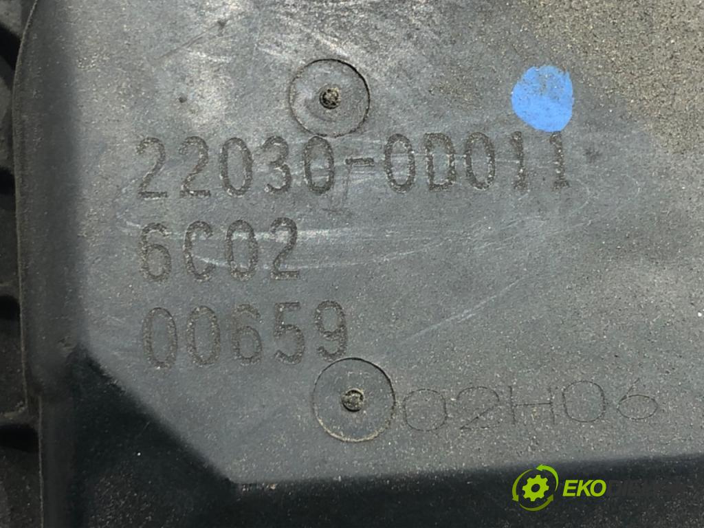 TOYOTA AVENSIS T25 liftback 2006 95 kW 1.8 (ZZT251_) 1794 Škrtiaca klapka 22030-0D011 (Škrtiaca klapka)