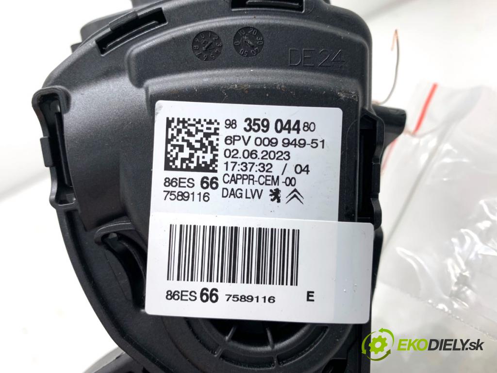 CITROEN C3 III liftback 2023 61 kW 1.2 PureTech 82 1199 Potenciometer plynu 9835904480 (Potenciometer plynového pedálu)