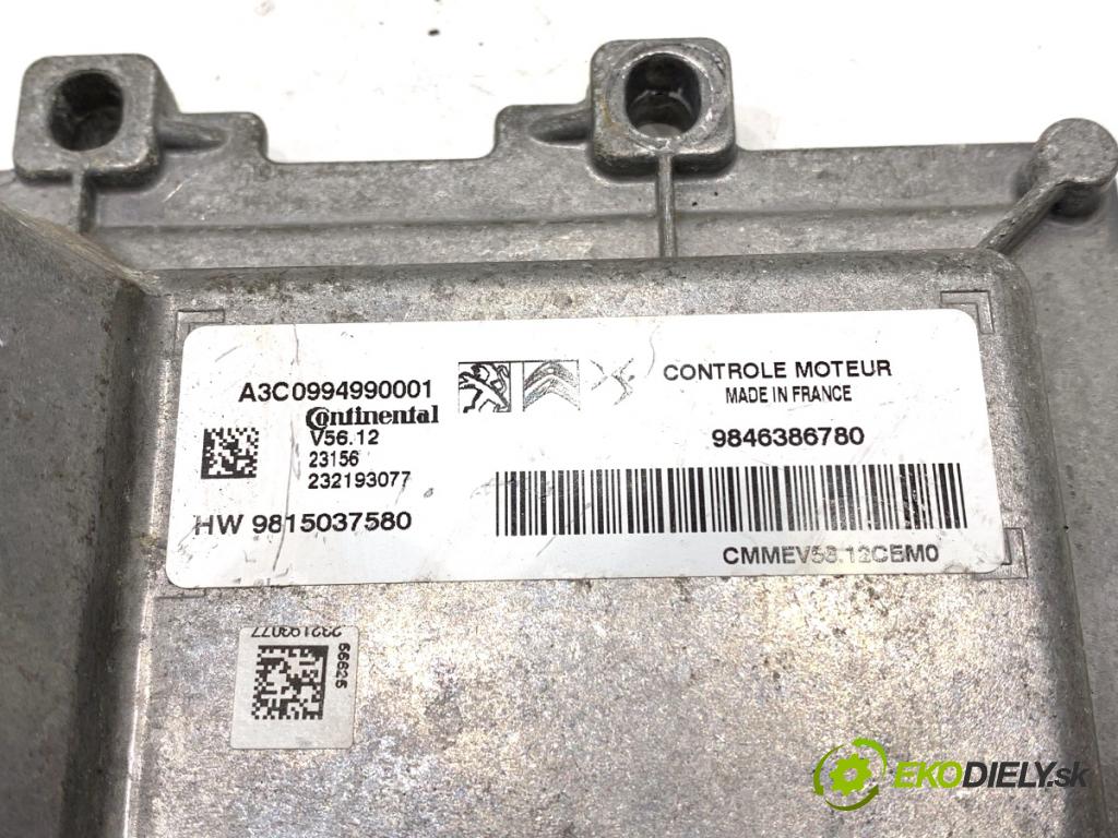 CITROEN C3 III liftback 2023 61 kW 1.2 PureTech 82 1199 riadiaca jednotka Motor 9846386780 (Riadiaca jednotka)