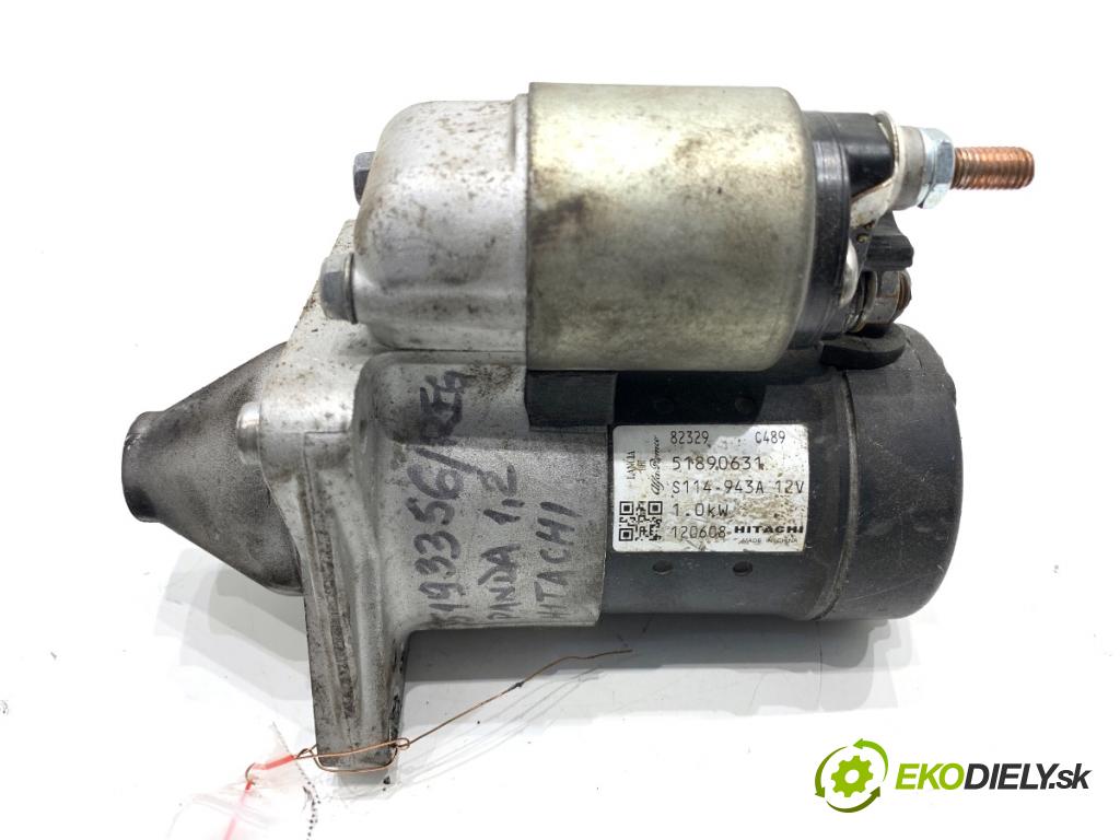 FIAT PANDA III liftback 2012 51 kW 1.2 (312PXA1A) 1242 Štartér 51890631 (Štartér)