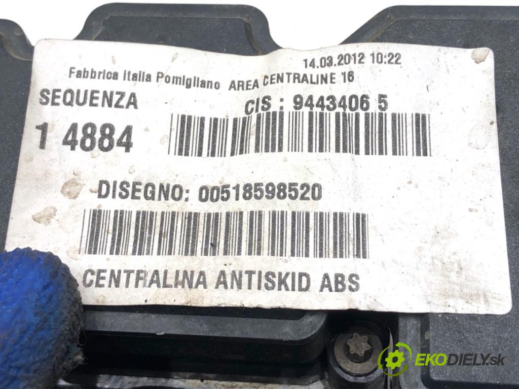 FIAT PANDA III liftback 2012 51 kW 1.2 (312PXA1A) 1242 Pumpa ABS 51859852 (Pumpa ABS)