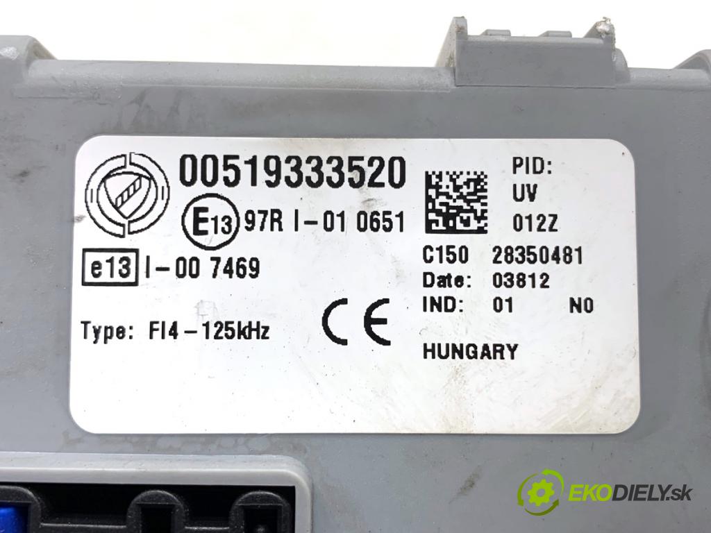 FIAT PANDA III liftback 2012 51 kW 1.2 (312PXA1A) 1242 modul BSI 00519333520 (Pojistkové skříňky)
