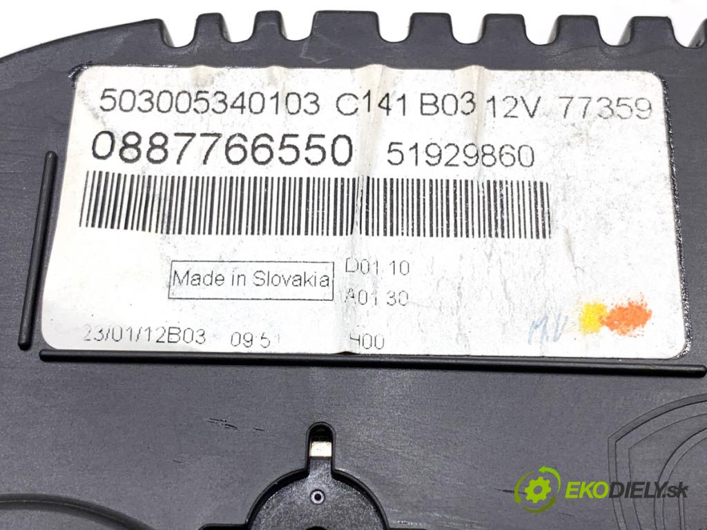 FIAT PANDA III liftback 2012 51 kW 1.2 (312PXA1A) 1242 Prístrojovka 0887766550 (Prístrojová doska)