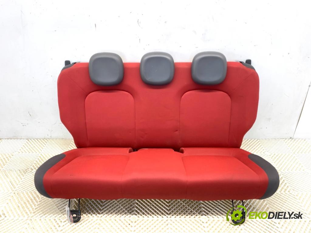 FIAT PANDA III liftback 2012 51 kW 1.2 (312PXA1A) 1242 Sedadlo druhý rad 