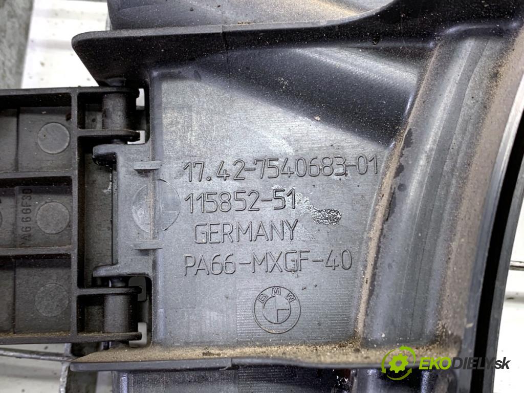 BMW E61 Kombi 2006 160 kW 525 i 2497 Ventilátor chladiča 7540683 (Ventilátor)