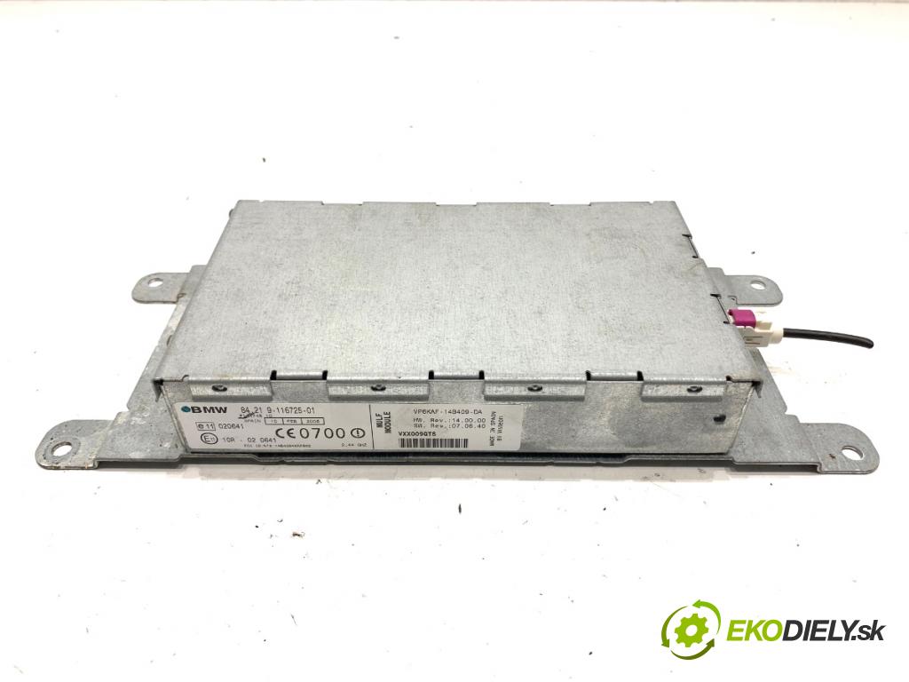 BMW E61 Kombi 2006 160 kW 525 i 2497 Modul BLUETOOTH 9116725 (Riadiaca jednotka ostatné)