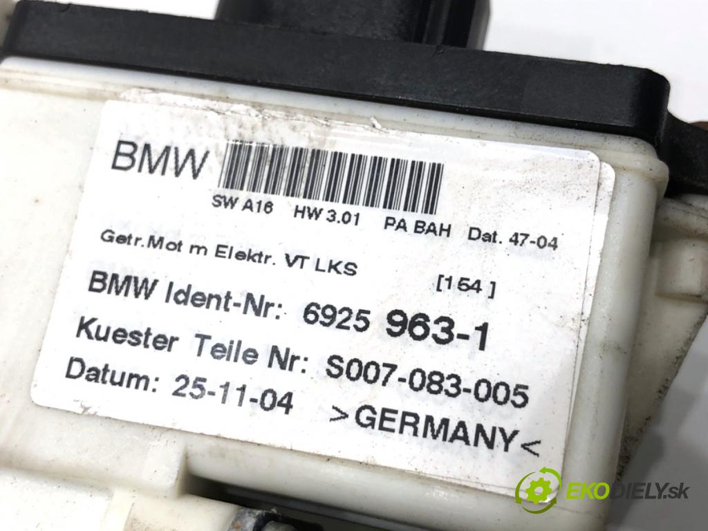 BMW E83 SUV 2004 110 kW 2.0 d 1995 mechanismus okna levý přední část 6925963