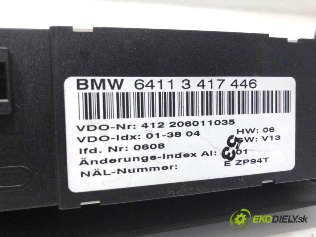BMW E83 SUV 2004 110 kW 2.0 d 1995 Panel ovládania kúrenia 3417446 (Prepínacie páčky pod volantom)