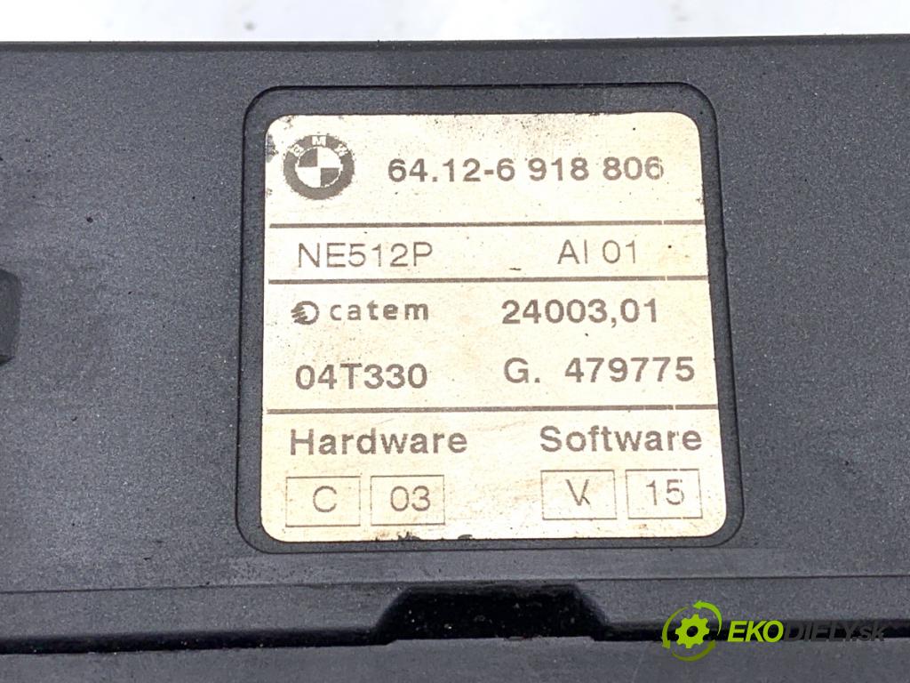 BMW E83 SUV 2004 110 kW 2.0 d 1995 vody 6918806 (Ohřívání, ventilace)