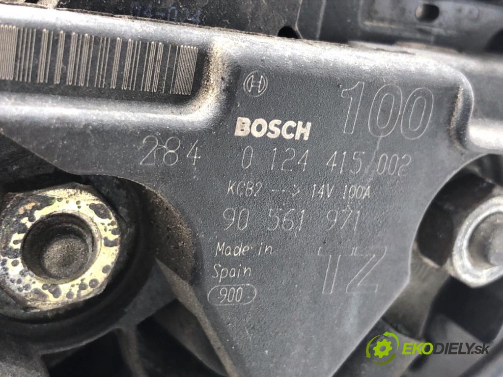 OPEL VECTRA C sedan 2002 90 kW 1.8 16V 1796 Alternátor 90561971 (Alternátor)