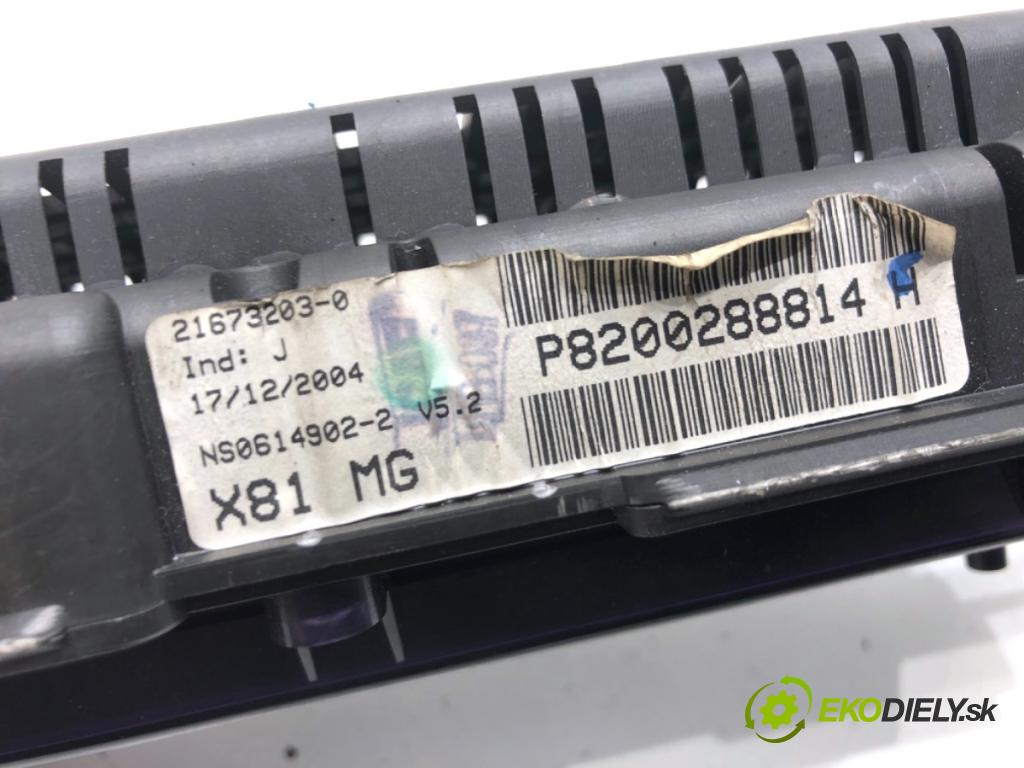RENAULT ESPACE IV nadwozie wielkoprzestrzenne (MPV) 2002 88 kW 1.9 dCi (JK0U, JK0G) 1870 Prístrojovka P8200288814 (Prístrojová doska)
