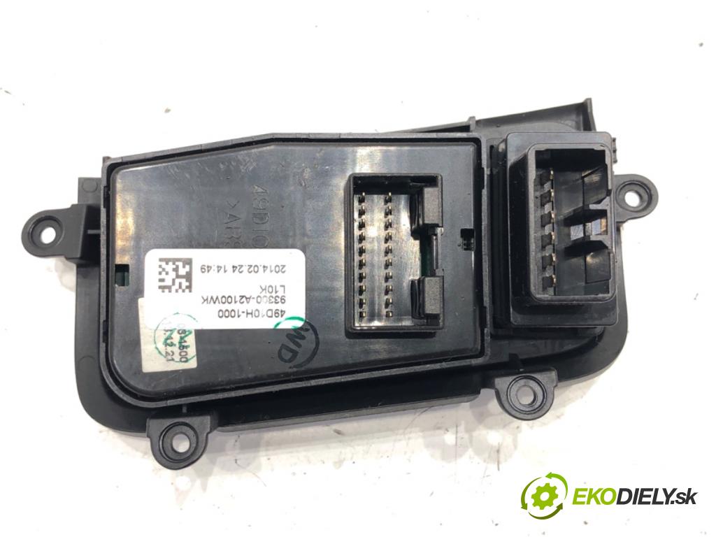 KIA CEED Kombi 2014 94 kW 1.6 CRDi 128 1582 Prepínač nastavenia svetiel 93300-A2100WK (Prepínacie páčky pod volantom)