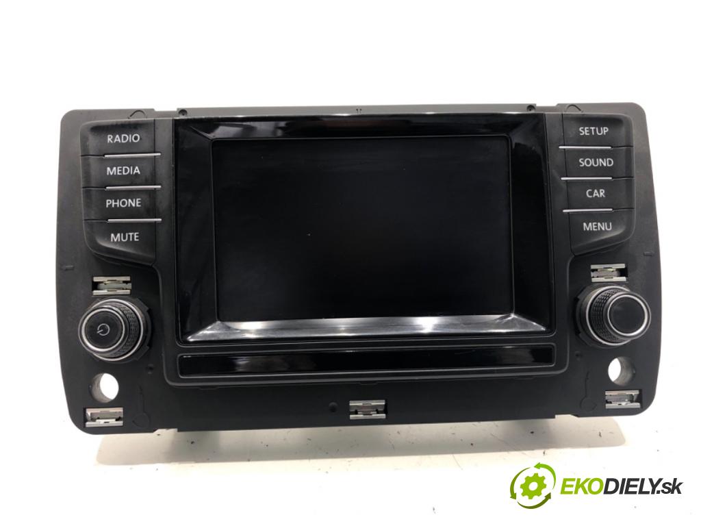 VW GOLF VII liftback 2014 77 kW 1.6 TDI 1598 RADIO Dislpej 5G0919605