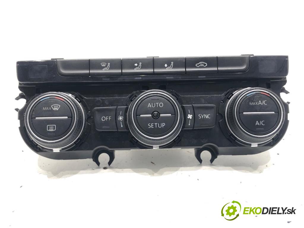 VW GOLF VII liftback 2014 77 kW 1.6 TDI 1598 Panel ovládania kúrenia 5G0907044T (Prepínacie páčky pod volantom)