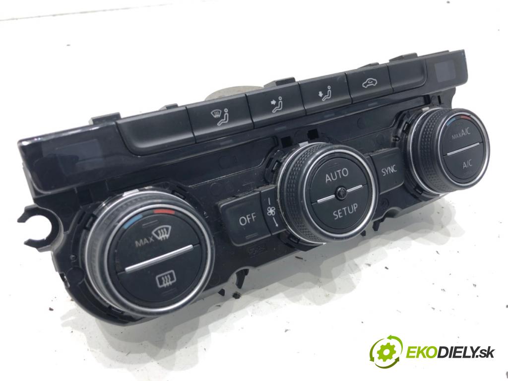 VW GOLF VII liftback 2014 77 kW 1.6 TDI 1598 Panel ovládania kúrenia 5G0907044T (Prepínacie páčky pod volantom)