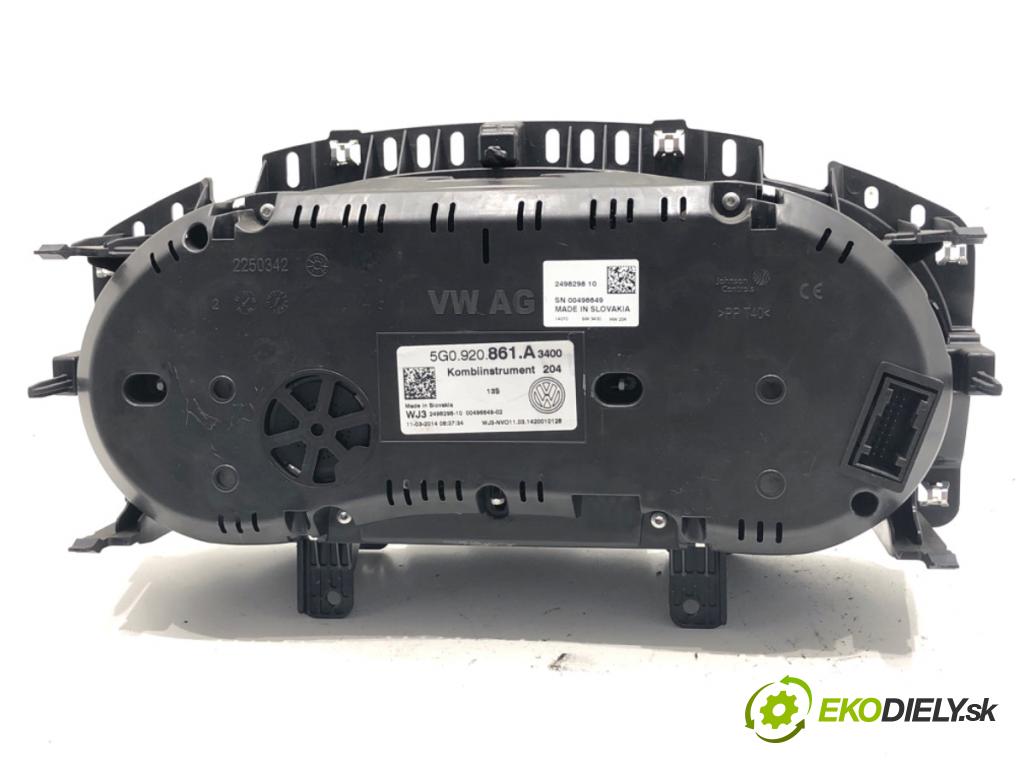 VW GOLF VII liftback 2014 77 kW 1.6 TDI 1598 Prístrojovka 5G0920861A (Prístrojová doska)