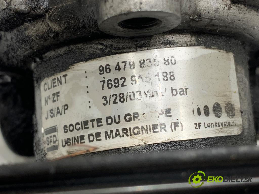 CITROEN C8 nadwozie wielkoprzestrzenne (MPV) 2003 79 kW 2.0 HDi 1997 Pumpa servočerpadlo 9647983580 (Servočerpadlo)