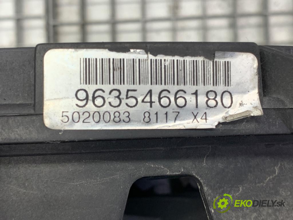 CITROEN C8 nadwozie wielkoprzestrzenne (MPV) 2003 79 kW 2.0 HDi 1997 Ventilátor klimatizácie 9635466180 (Ventilátor chladiča klimatizácie)