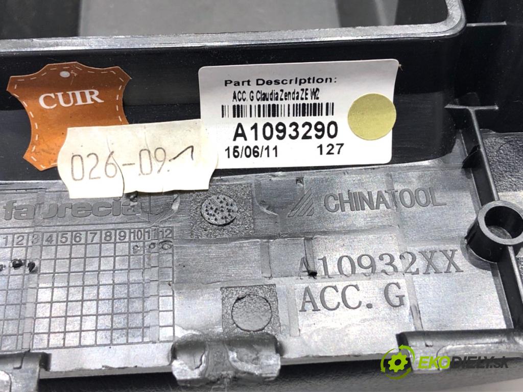 PEUGEOT 508 I sedan 2011 120 kW 2.0 HDi 1997 Lakťová opierka A1093290 (Lakťová opierka)