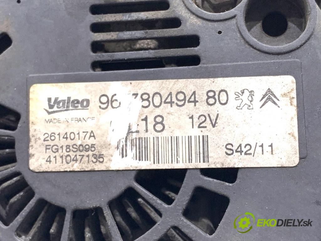 PEUGEOT 508 I sedan 2011 120 kW 2.0 HDi 1997 Alternátor 9678049480 (Alternátor)