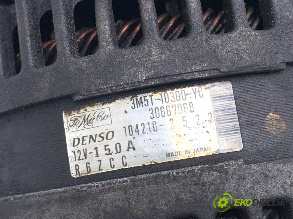 MAZDA 3 liftback 2006 80 kW 1.6 DI Turbo 1560 Alternátor 3M5T-10300-YC (Alternátor)
