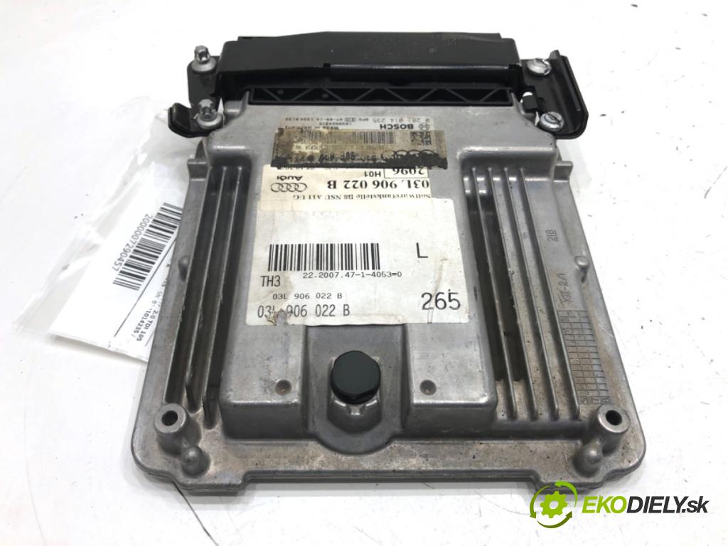 AUDI A4 B8 sedan 2007 105 kW 2.0 TDI 1968 riadiaca jednotka Motor 03L906022B 0281014235 (Riadiaca jednotka)