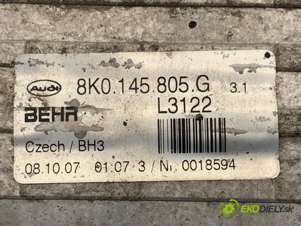 AUDI A4 B8 sedan 2007 105 kW 2.0 TDI 1968 intercooler 8K0145805G (Chladiče nasávaného vzduchu (intercoolery))