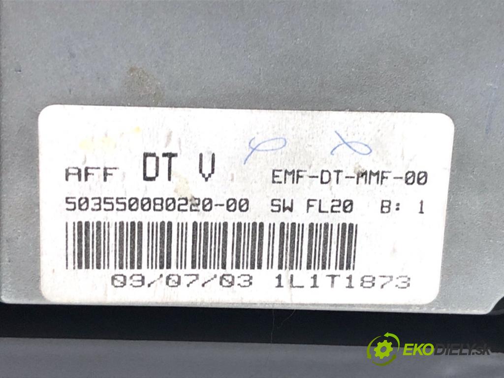 CITROEN C8 nadwozie wielkoprzestrzenne (MPV) 2003 79 kW 2.0 HDi 1997 Prístrojovka 1496281080 (Prístrojová doska)